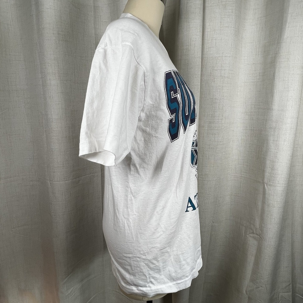 Vintage 1994 Super Bowl XXVIII NFL Football TShirt Sz Large AtlantA Georgia Dome - Picture 12 of 15